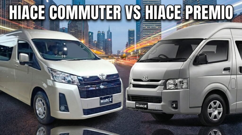 Perbedaan Hiace Commuter dan Hiace Premio (1)